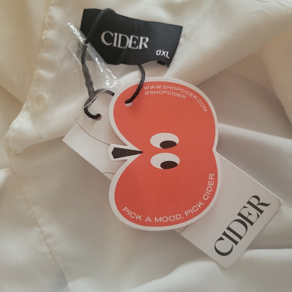 NWT‎ Cider Ivory Polka Dot Sleeveless Dress Size XL - Picture 6 of 6